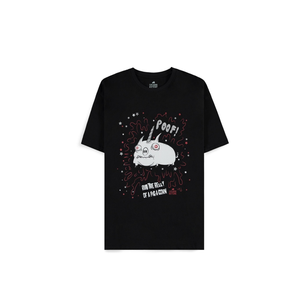 Exploding Kittens - POOF! Herren TShirt - Schwarz